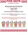 Dine to Donate at 5 Guys